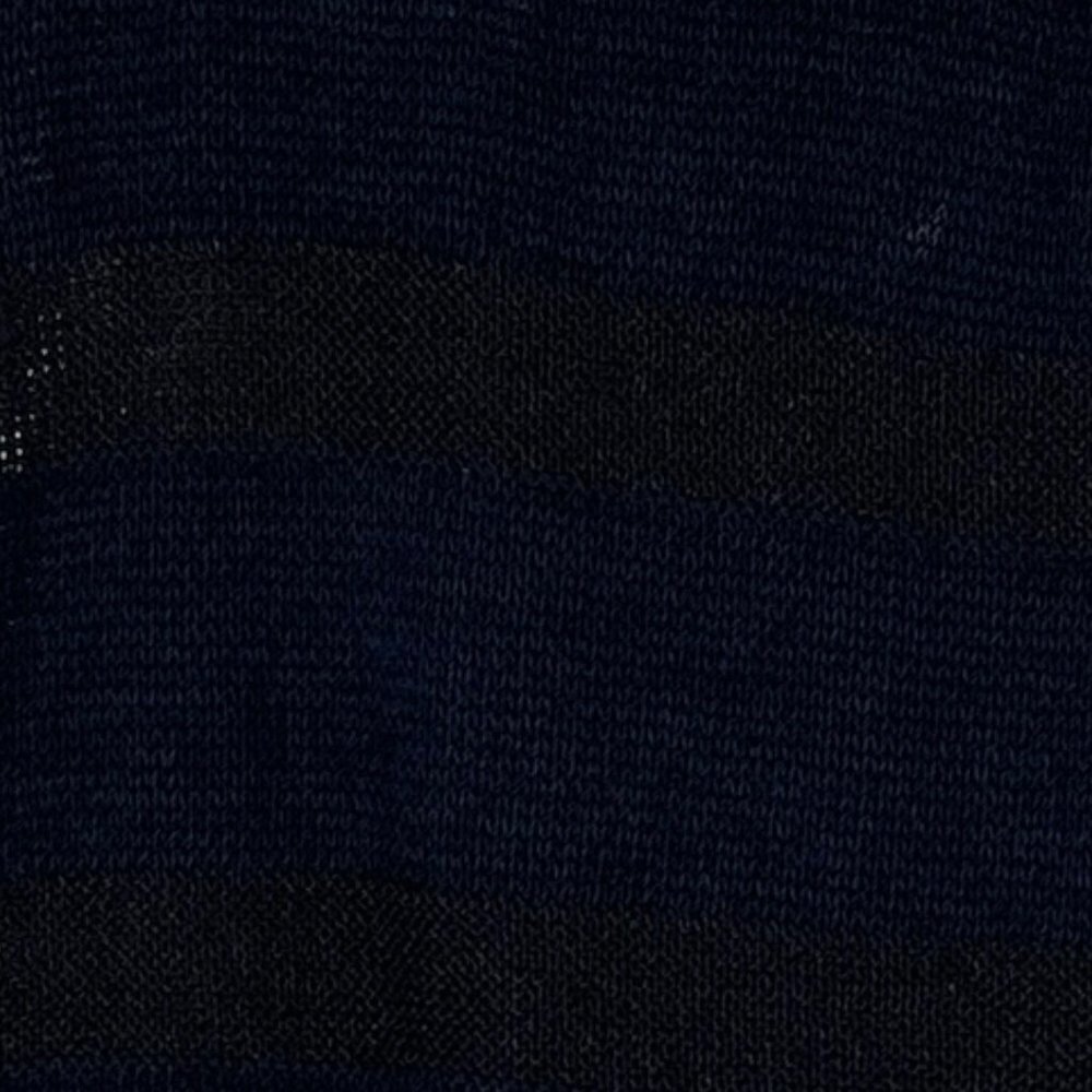 Christian Lacroix Vintage Navy Black Stripe Knit Pencil Skirt Lace Sequin Trim S - Picture 4 of 10